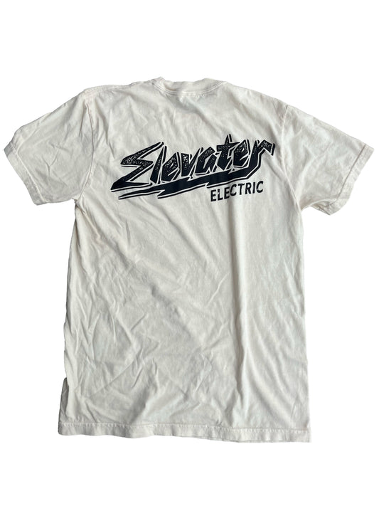 Elevater Classic Logo Tee Vintage White