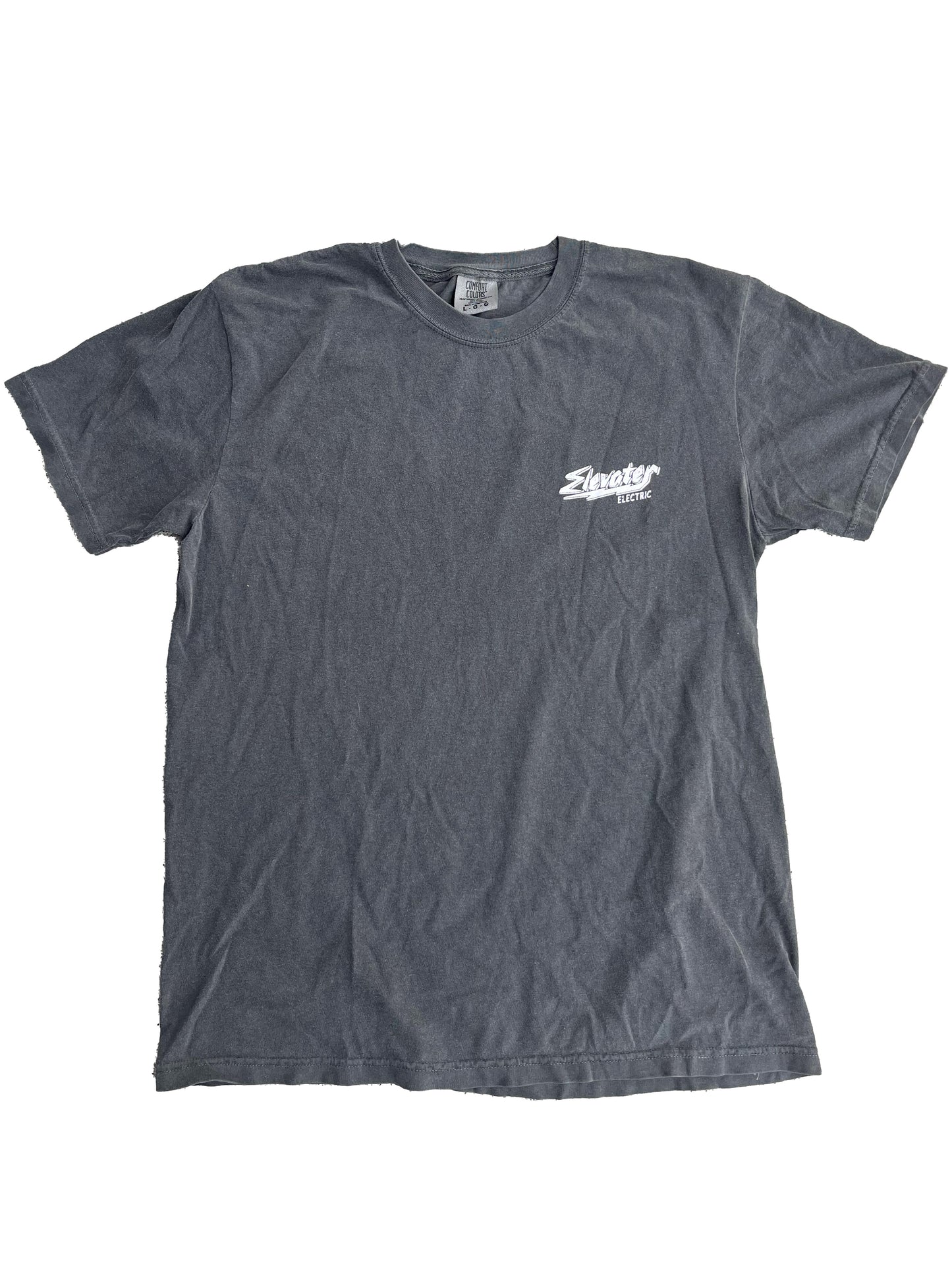 Elevater Classic Logo Tee Distressed Grey